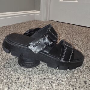Sorel Women's Black Sandals